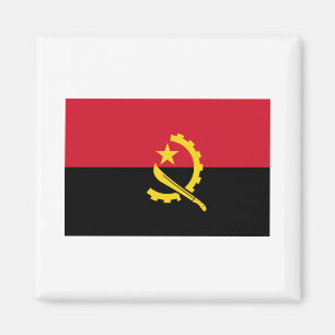 Angola-Flagge AO Magnet
