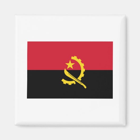 Angola flagge AO Magnet (Vorne)