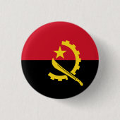 Angola-Flagge Button (Vorderseite)