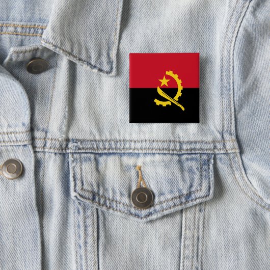 Angola-Flagge Button (Beispiel)