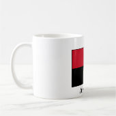 Angola-Flagge Kaffeetasse (Links)