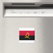 Angola-Flagge Magnet (In Situ (Geschirrspüler))