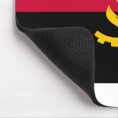 Angola-Flagge Mousepad (Ecke)