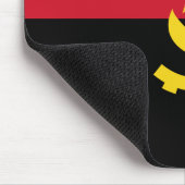 Angola-Flagge Mousepad (Ecke)