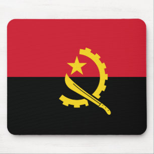 Angola-Flagge Mousepad