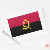 Angola-Flagge Rechteckiger Aufkleber (Umschlag)