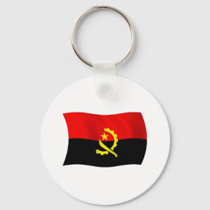 Angola-Flagge Schlüsselanhänger