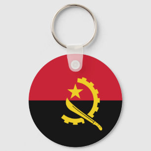 Angola-Flagge Schlüsselanhänger