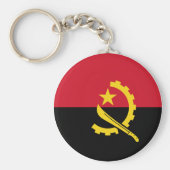 Angola-Flagge Schlüsselanhänger (Vorne)