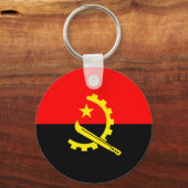 Angola-Flagge Schlüsselanhänger (Vorderseite)