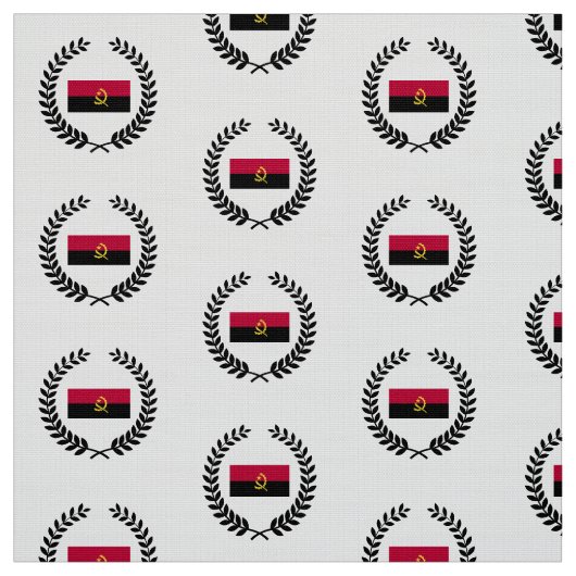 Angola-Flagge Stoff (Muster)
