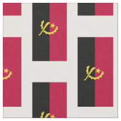 Angola-Flagge Stoff (Nahaufnahme)