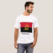 Angola-Flagge T-Shirt (Vorne ganz)