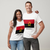 Angola-Flagge T-Shirt (Unisex)