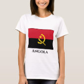Angola-Flagge T-Shirt (Vorderseite)
