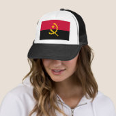 Angola-Flagge Truckerkappe (Beispiel)