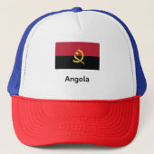 Angola-Flagge Truckerkappe (Vorderseite)