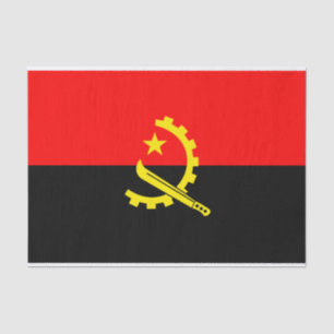 Angola Flaggen-Papierpapier Seidenpapier