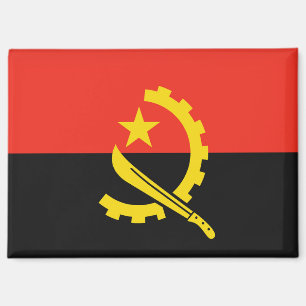 Angola-Flaggenmagnet Magnet