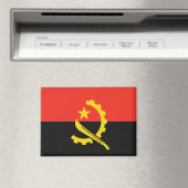 Angola-Flaggenmagnet Magnet (In Situ (Geschirrspüler))