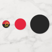 Angola Flaggentisch Confetti Konfetti (Vorderseiten)