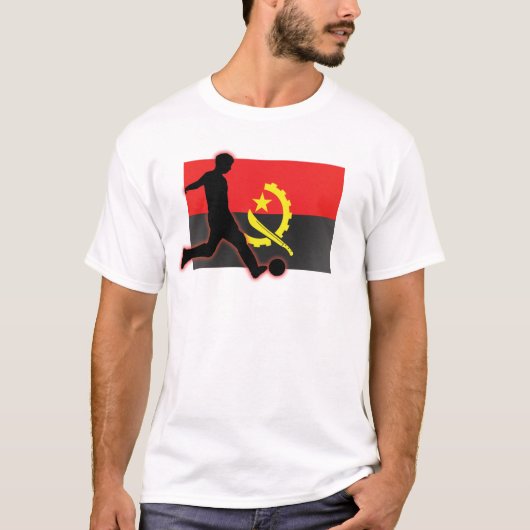 Angola-Fußball-Schlaggerät T-Shirt (Vorderseite)
