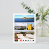 Angola - I Liebe - Postkarte (Stehend Vorderseite)