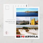 Angola - I Liebe - Postkarte (Vorne/Hinten)