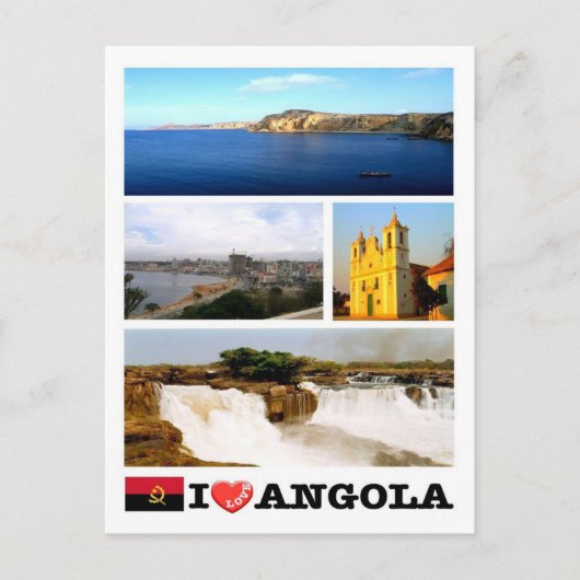 Angola - I Liebe - Postkarte (Vorderseite)