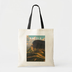 Angola Illustration Reise Kunst Vintage Tragetasche