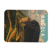Angola Illustration Travel Art Vintag Magnet (Horizontal)