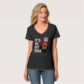 Angola in meinem angolanischen Flaggenteam Angola T-Shirt (Vorderseite Vollansicht)