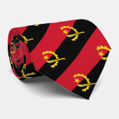 Angola Krawatte, Mode angolanische Flagge, Wirtsch Krawatte (Gerollt)