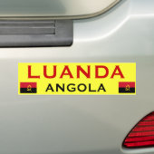 ANGOLA- - Luanda-Stoßdämpfer Sticker* Autoaufkleber (Auf Auto)