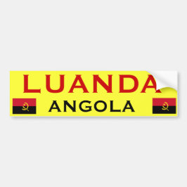 ANGOLA- - Luanda-Stoßdämpfer Sticker* Autoaufkleber