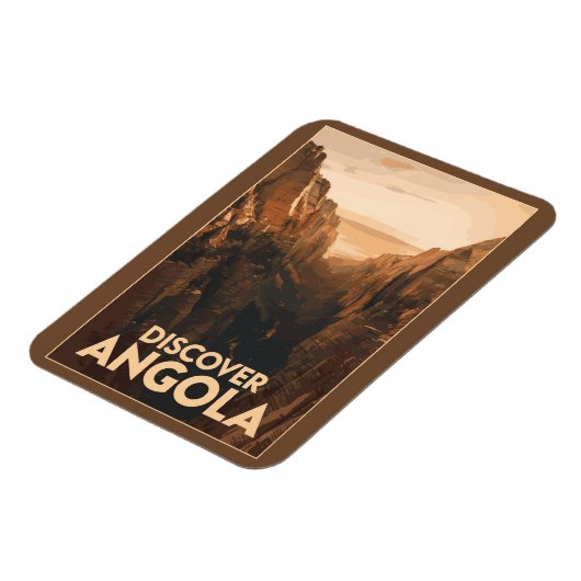 Angola Lubango Art Vintag Magnet (Linke Seite)