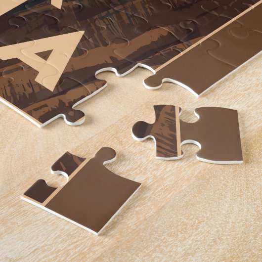 Angola Lubango Art Vintag Puzzle (Seite)