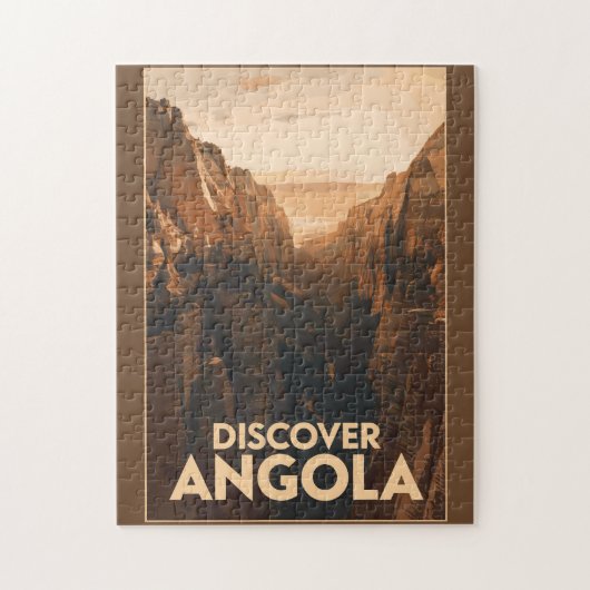 Angola Lubango Art Vintag Puzzle (Vertikal)