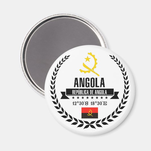 Angola Magnet (Vorderseite/Rückseite)