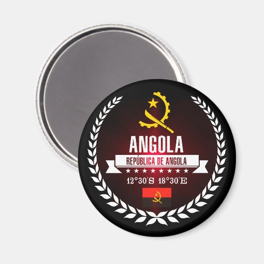 Angola Magnet (Vorderseite/Rückseite)
