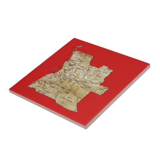 Angola Map Tile Fliese (Seite)