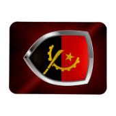 Angola Mettalic Emblem Magnet (Horizontal)