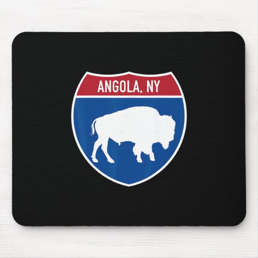 Angola New York Buffalo Ny Autobahn Interstate Sch Mousepad (Vorne)