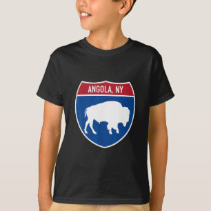 Angola New York Buffalo Ny Autobahn Interstate Sch T-Shirt