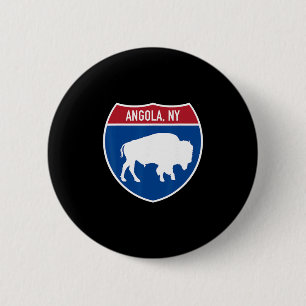 Angola New York Buffalo Ny Highway Interstate Schi Button