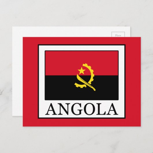 Angola Postkarte (Vorne/Hinten)