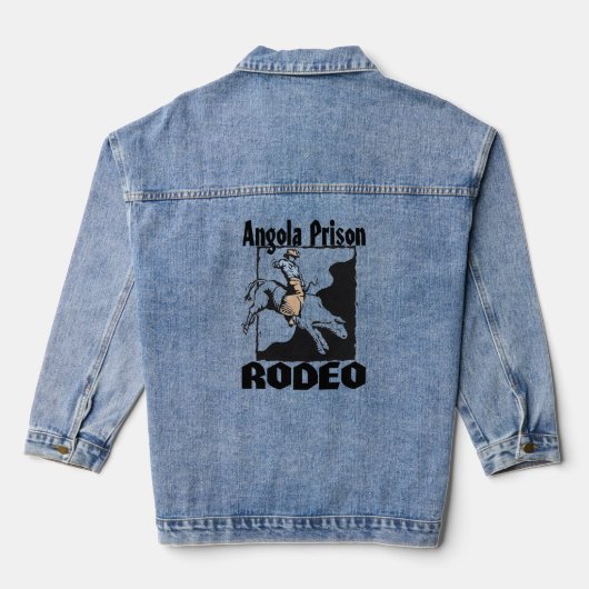 Angola Prison Rodeo Jeansjacke (Rückseite)