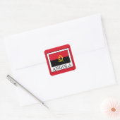 Angola Quadratischer Aufkleber (Umschlag)