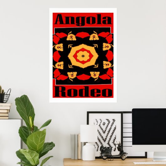 Angola Rodeo Poster (Heimbüro)