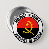 Angola Round Emblem Button (Vorne & Hinten)